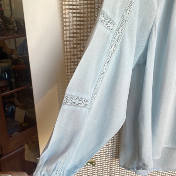 NWT Philosophy Light Blue Off The Shoulder Women's Top - Picture 4 of 7